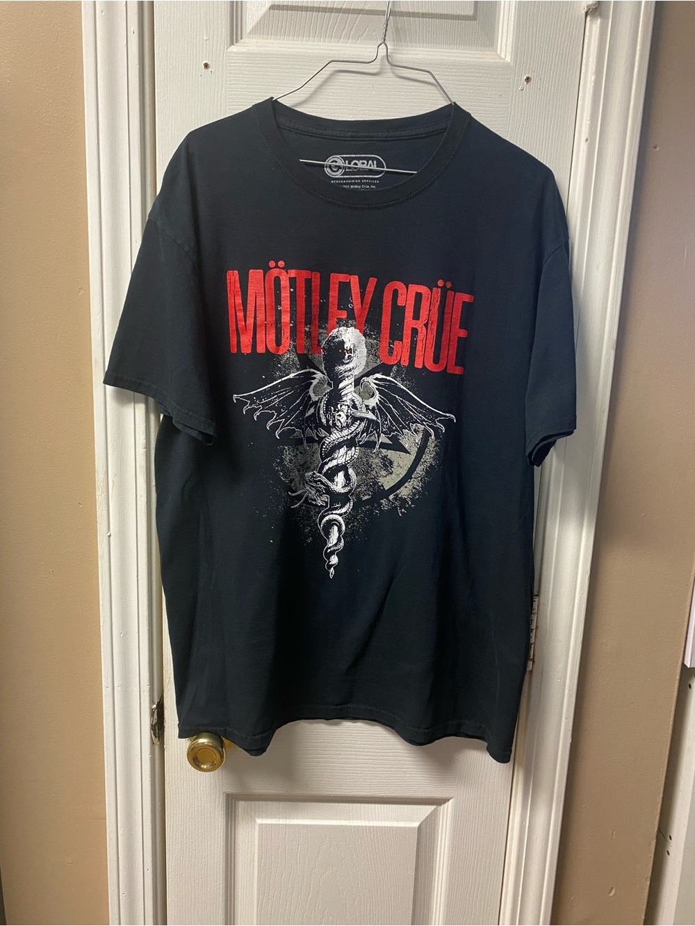 Mötley Crüe Black Graphic Band T-Shirt